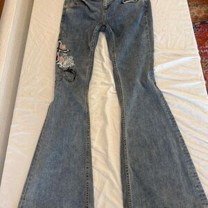 Hot-topic Women's Blue and Navy Jeans